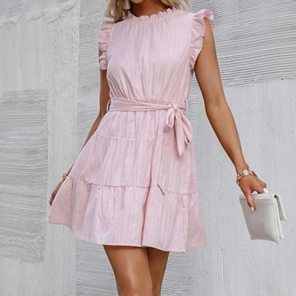 Summer Ruffle Mini Dress
